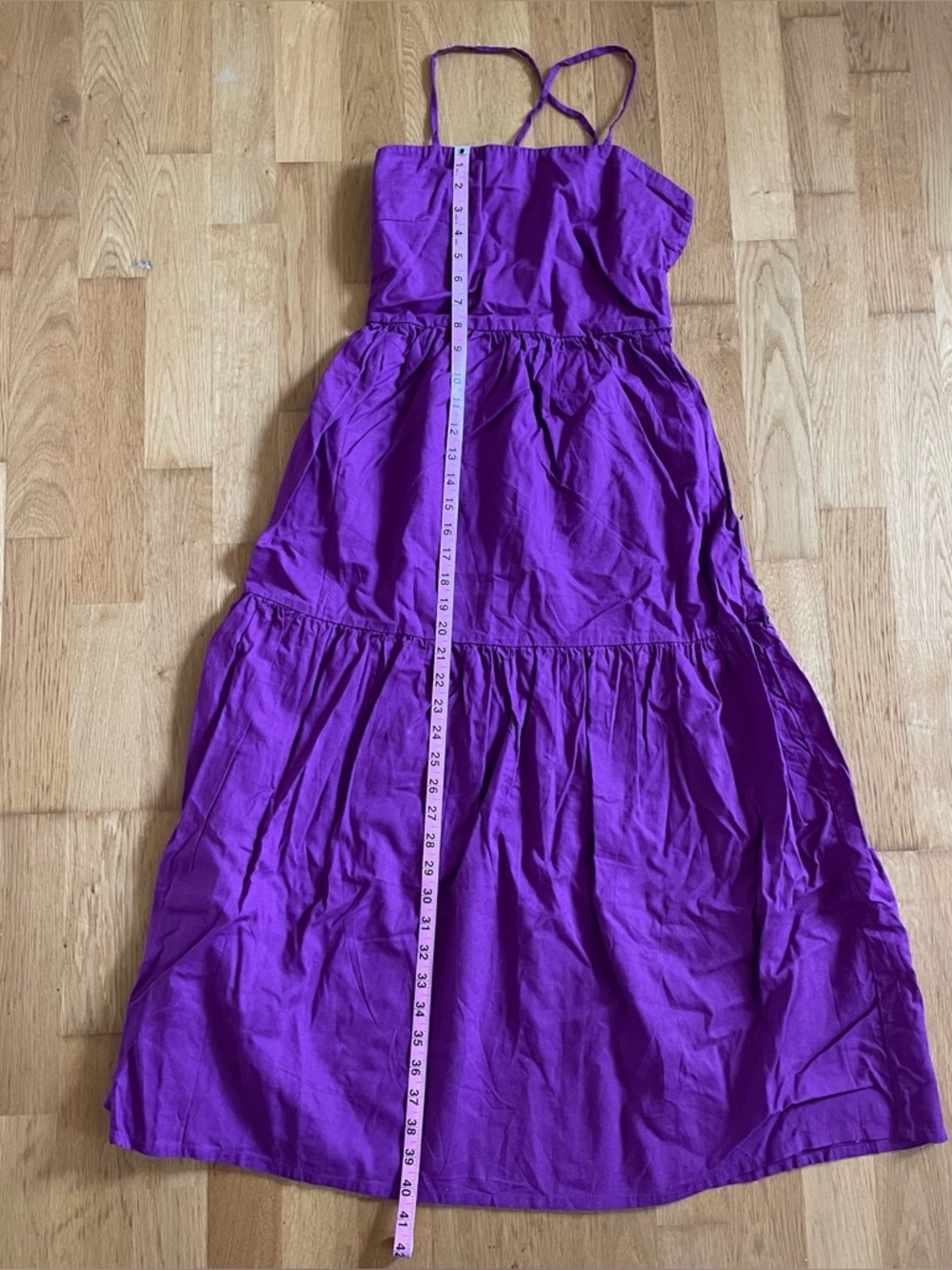 Rove JOIE Midi Dress in purple linen size Small - Picture 3 of 14
